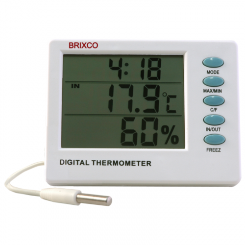 Termohigrómetro digital con sonda